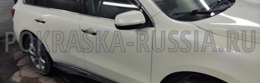 Покраска дверей и крыла Acura MDX