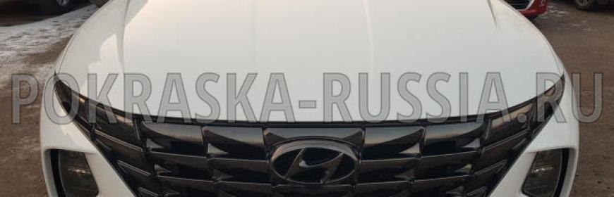 Покраска и ремонт двери и бампера Hyundai Tucson