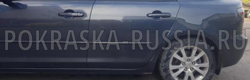 Покраска и ремонт крыла и порога Mazda 3