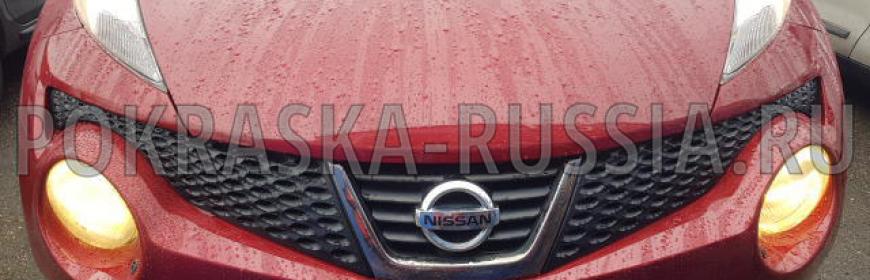 Покраска и ремонт капота и бампера Nissan Juke