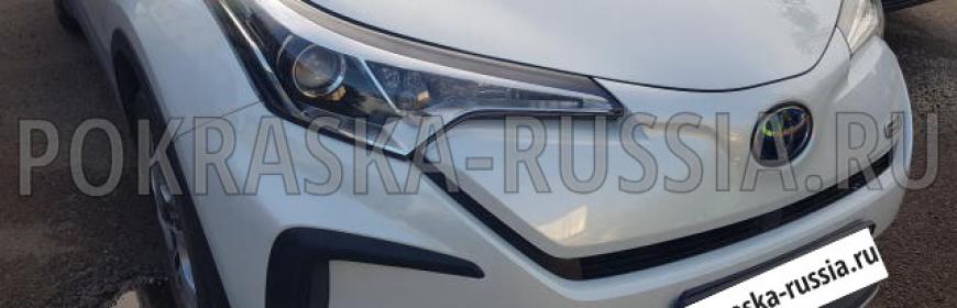 Покраска и ремонт капота и бампера Toyota Izoa