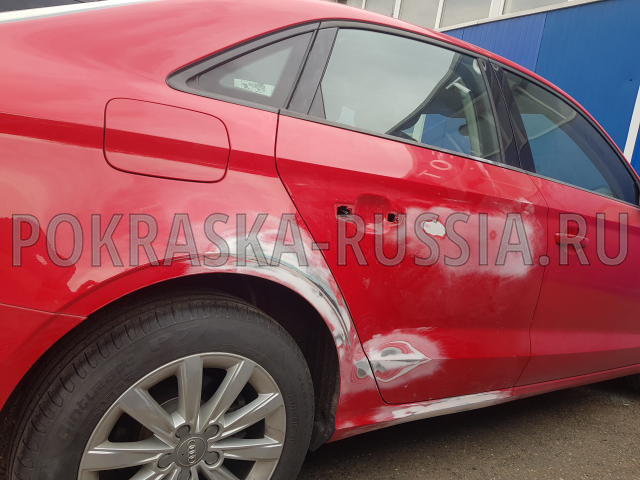 Покраска автомобиля Audi A3