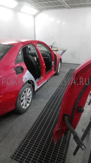 Покраска автомобиля Audi A3