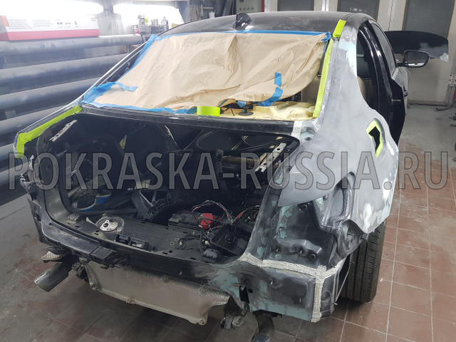 Покраска автомобиля BMW 330i