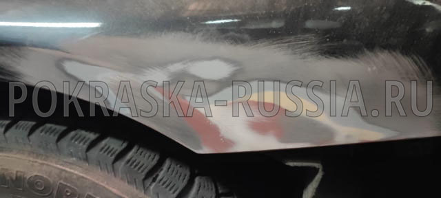 Покраска автомобиля BMW 520d