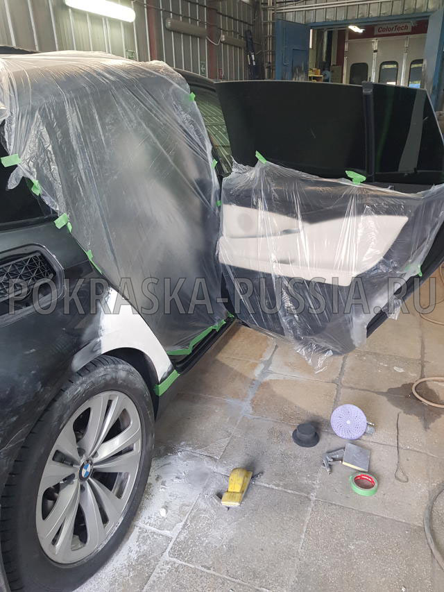 Покраска автомобиля BMW GT 530d