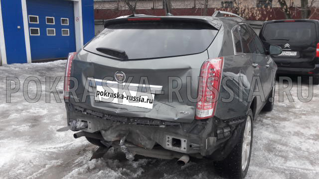 Покраска автомобиля Cadillac SRX