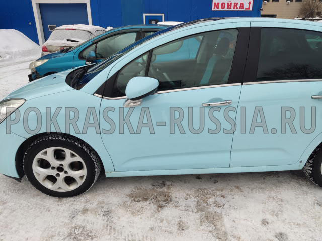 Покраска автомобиля Citroen C3