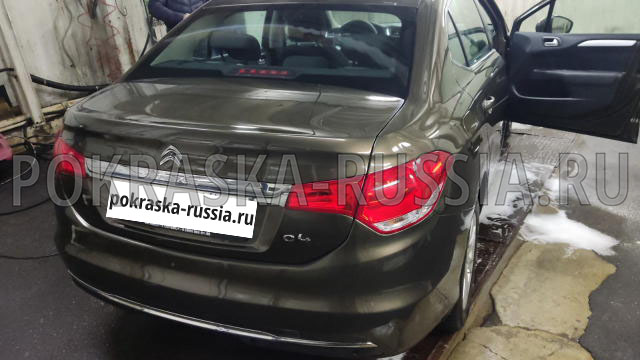 Покраска автомобиля Citroen C4