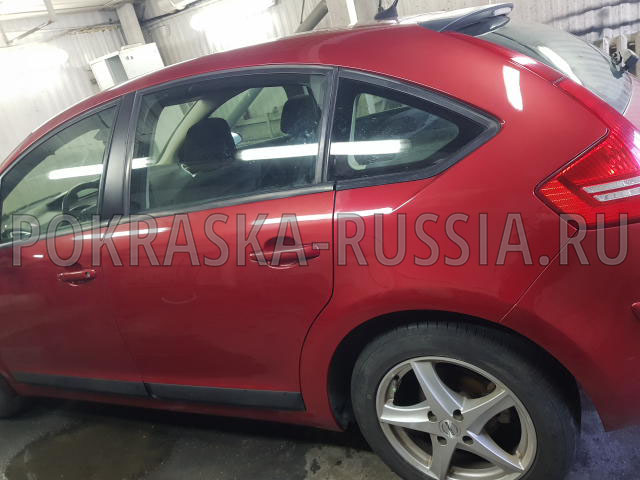Покраска автомобиля Citroen C4