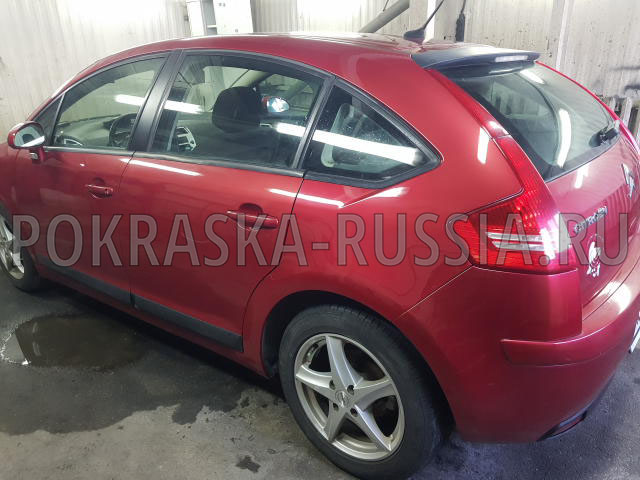 Покраска автомобиля Citroen C4