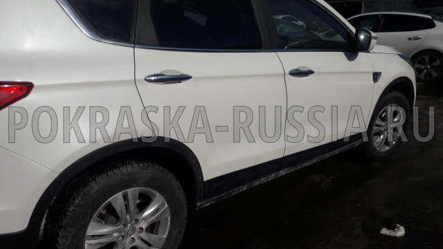 Покраска автомобиля DongFeng AX 7