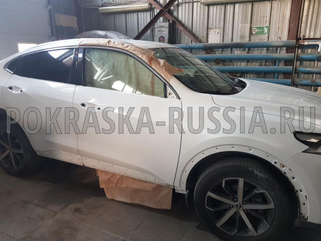 Покраска автомобиля Haval F7x