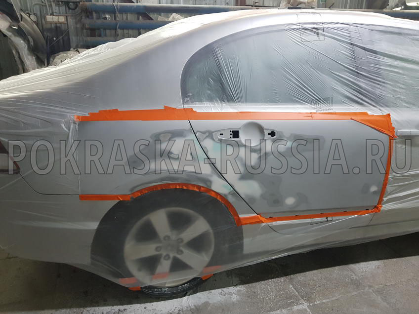 Покраска автомобиля Honda Civic