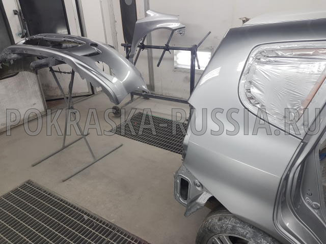 Покраска автомобиля Honda Jazz 2