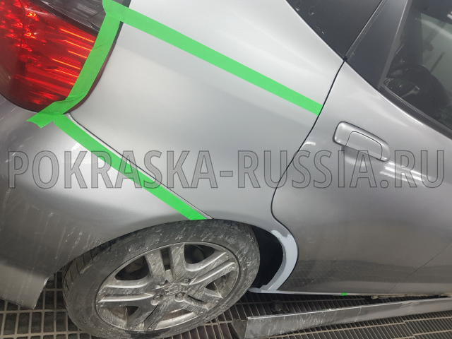 Покраска автомобиля Honda Jazz