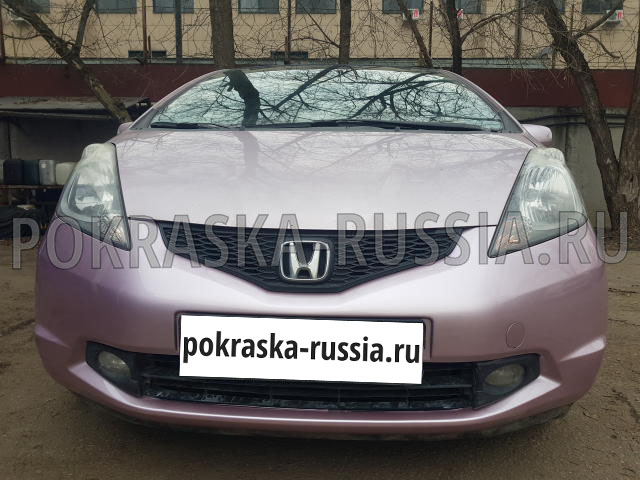 Покраска автомобиля Honda Jazz
