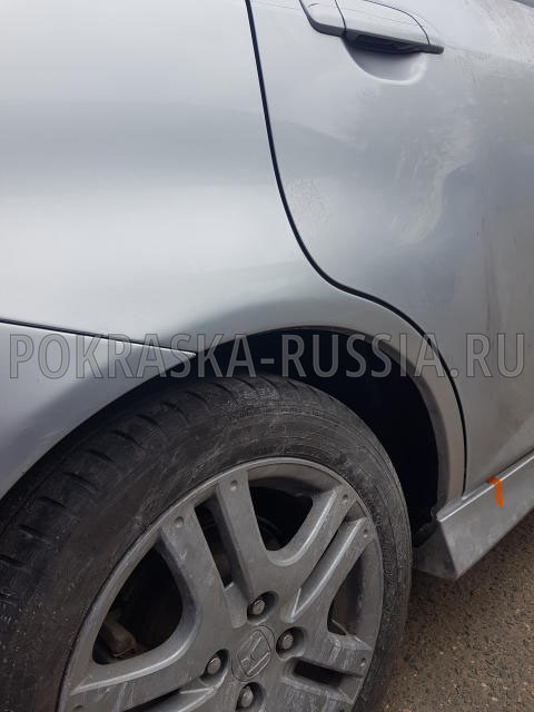Покраска автомобиля Honda Jazz