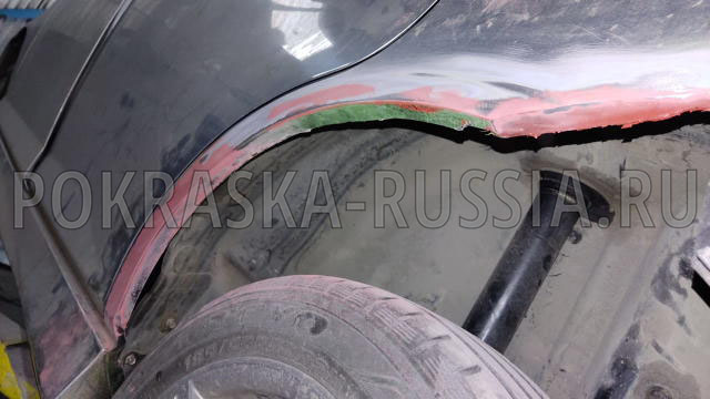 Покраска автомобиля Honda Jazz