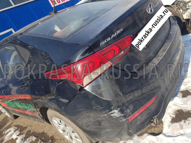 Покраска автомобиля Hyundai Solaris