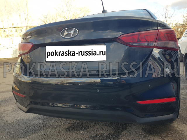 Покраска автомобиля Hyundai Solaris