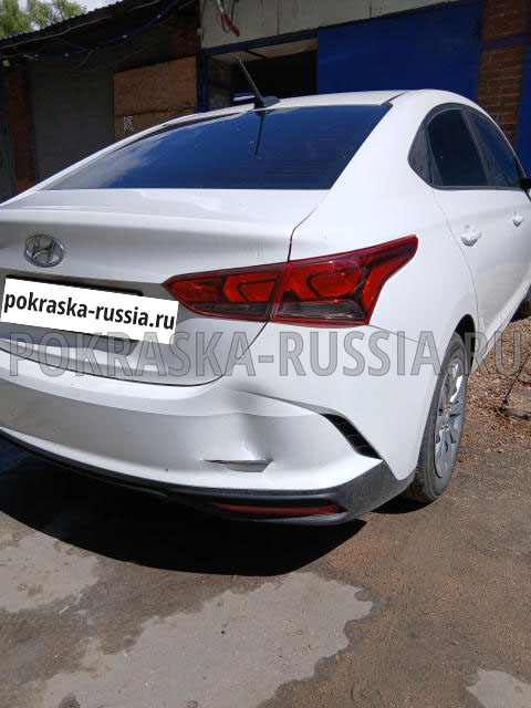 Покраска автомобиля Hyundai Solaris