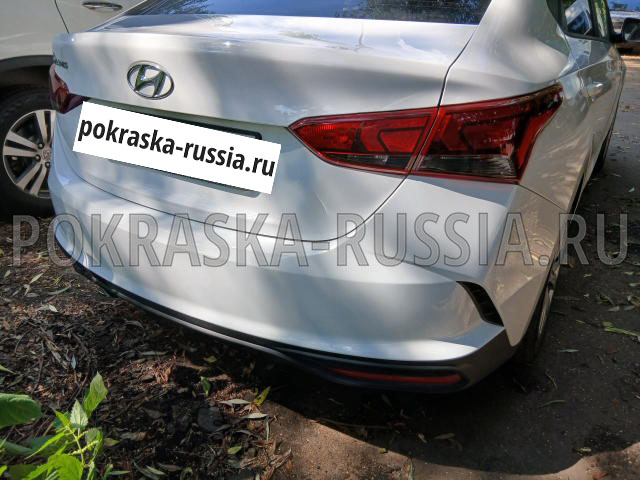 Покраска автомобиля Hyundai Solaris