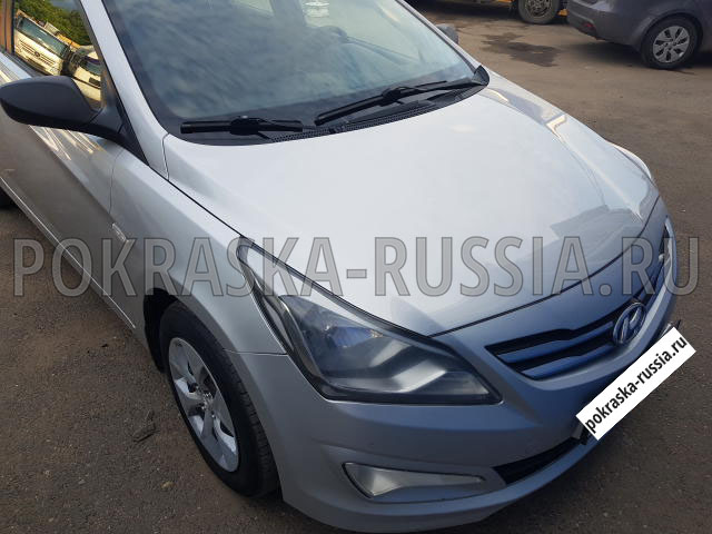 Покраска автомобиля Hyundai Solaris