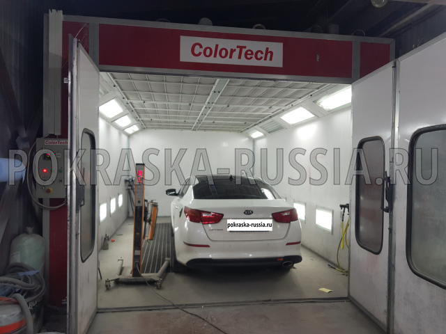 Покраска автомобиля Kia Optima