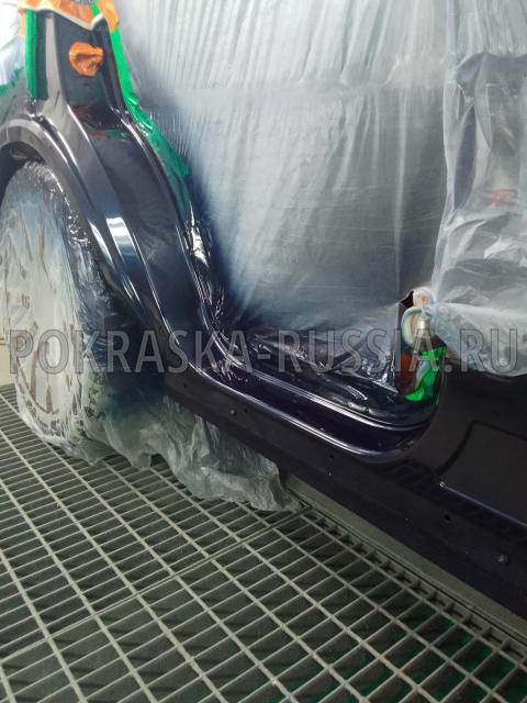 Покраска автомобиля Land Rover Discovery 3