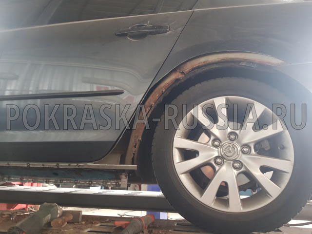 Покраска автомобиля Mazda 3
