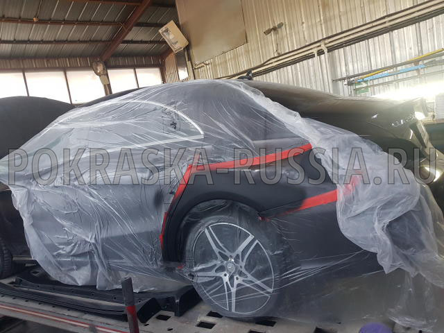 Покраска автомобиля Mercedes-Benz CLA