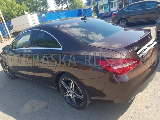 Покраска автомобиля Mercedes-Benz CLA