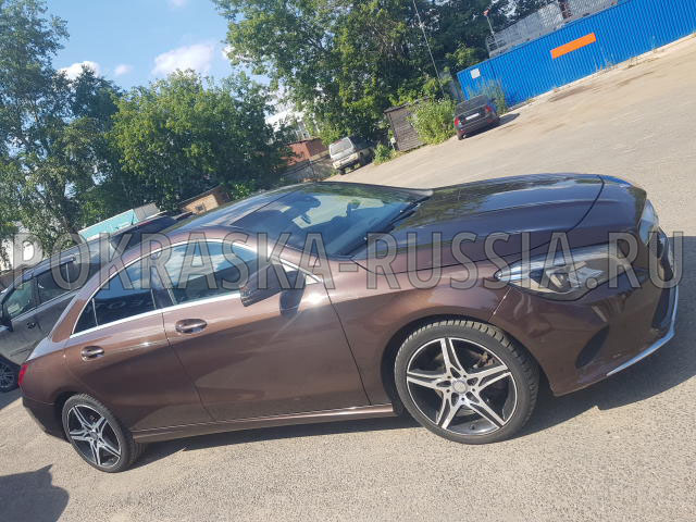 Покраска автомобиля Mercedes-Benz CLA