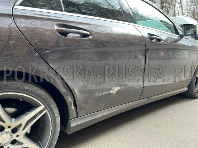 Покраска автомобиля Mercedes-Benz CLA