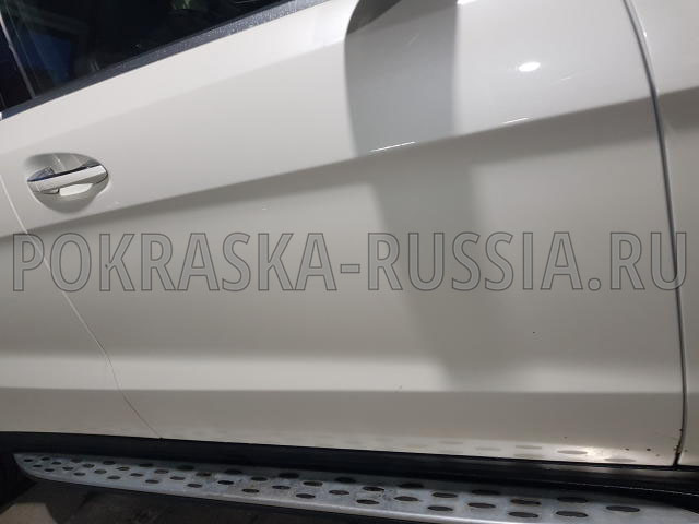Покраска автомобиля Mercedes-Benz GL350