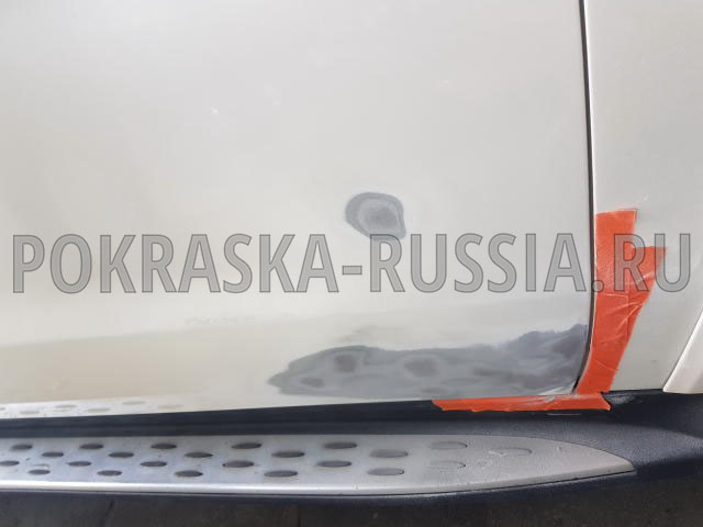 Покраска автомобиля Mercedes-Benz GL350