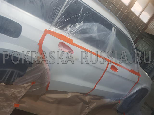 Покраска автомобиля Mercedes-Benz GL350