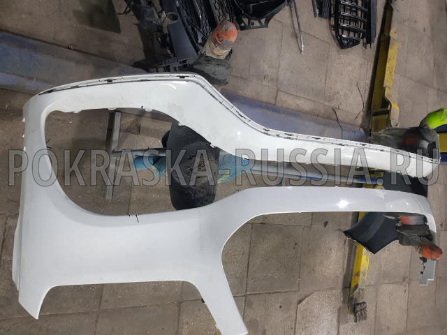 Покраска автомобиля Mercedes-Benz GLE