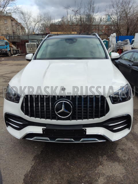 Покраска автомобиля Mercedes-Benz GLE