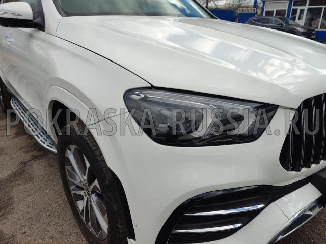 Покраска автомобиля Mercedes-Benz GLE