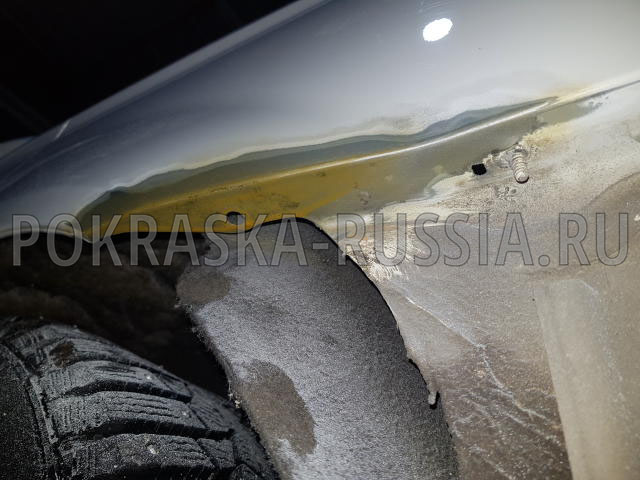 Покраска автомобиля Mercedes-Benz W204