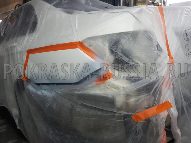 Покраска автомобиля Mercedes-Benz W204