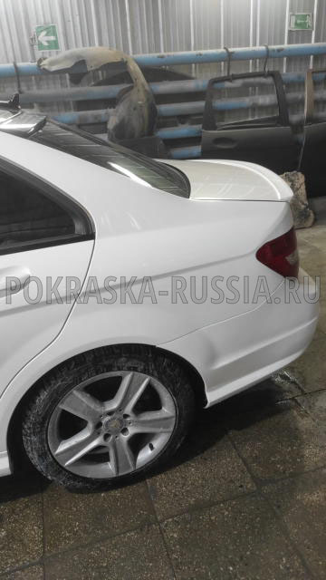 Покраска автомобиля Mercedes-Benz W204