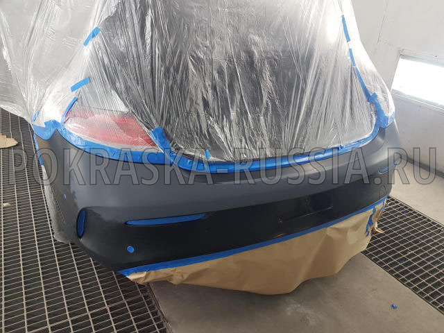 Покраска автомобиля Mercedes-Benz AMG