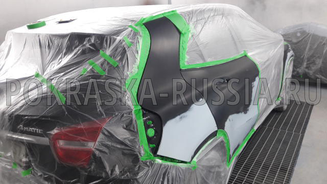 Покраска автомобиля Mercedes GLA