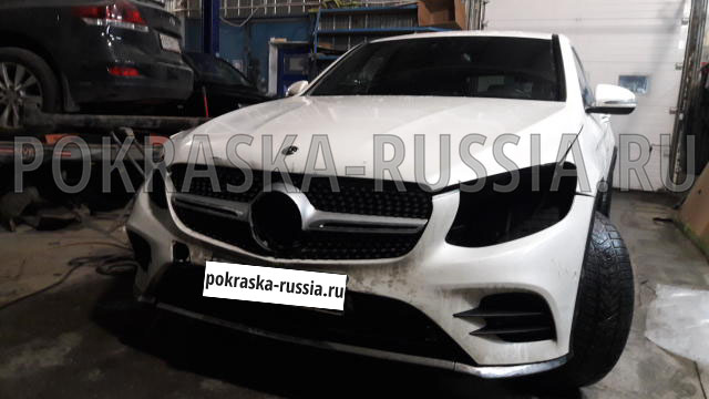 Кузовной ремонт автомобиля mercedes glc