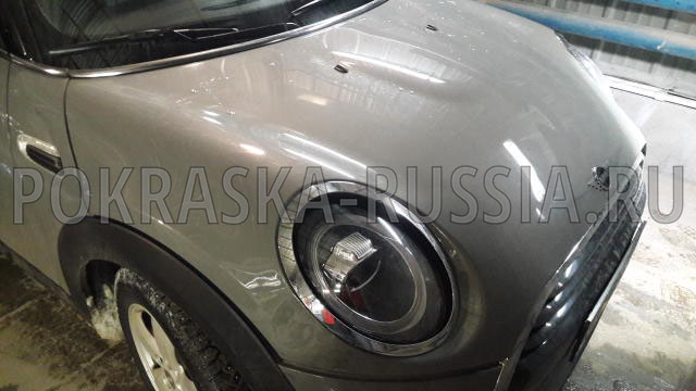 Покраска автомобиля mini cooper 2