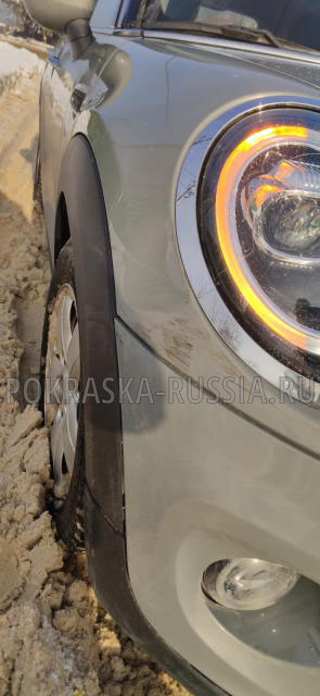 Покраска автомобиля mini cooper