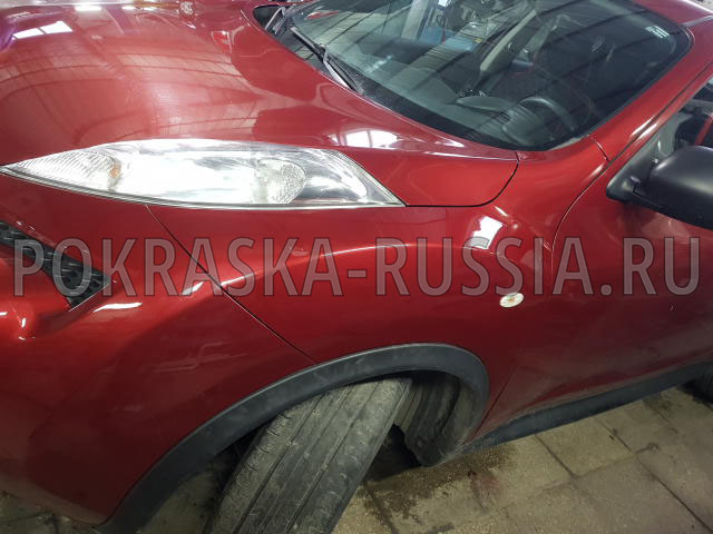 Покраска автомобиля Nissan Juke